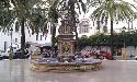 Plaza de España with the frog fountain